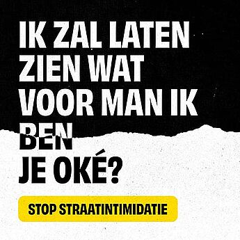 Poster uit campagne tegen straatintimidatie - 4