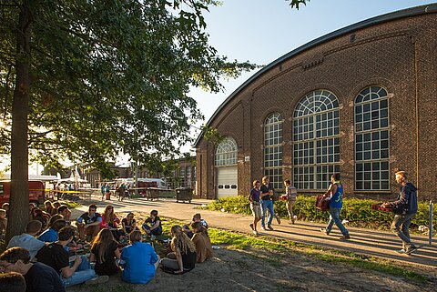 Een van de erfgoedgebouwen van Tilburg, de Koepelhal