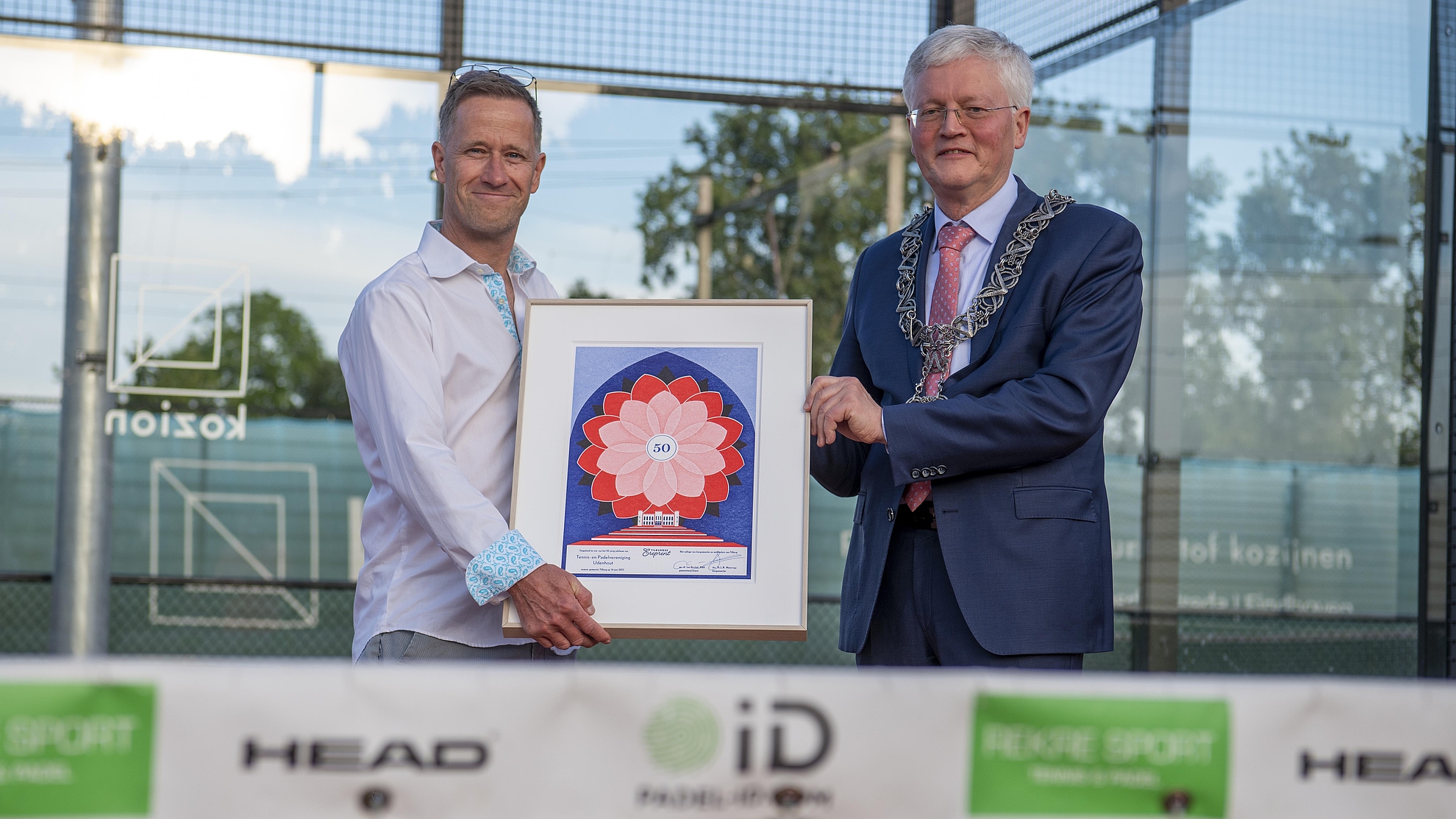 Ereprent voor Tennis- en Padelvereniging Udenhout