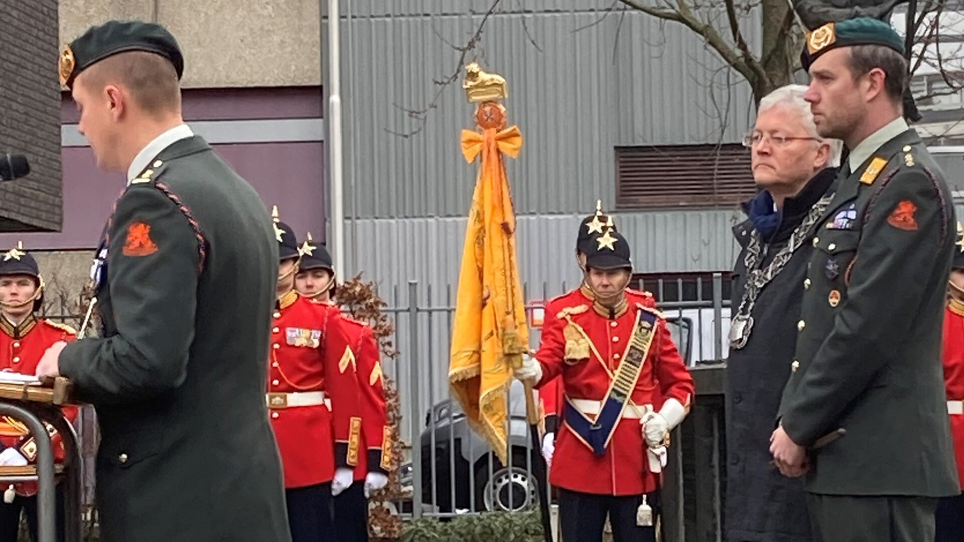 Beëdiging militairen Prinses Irene Brigade