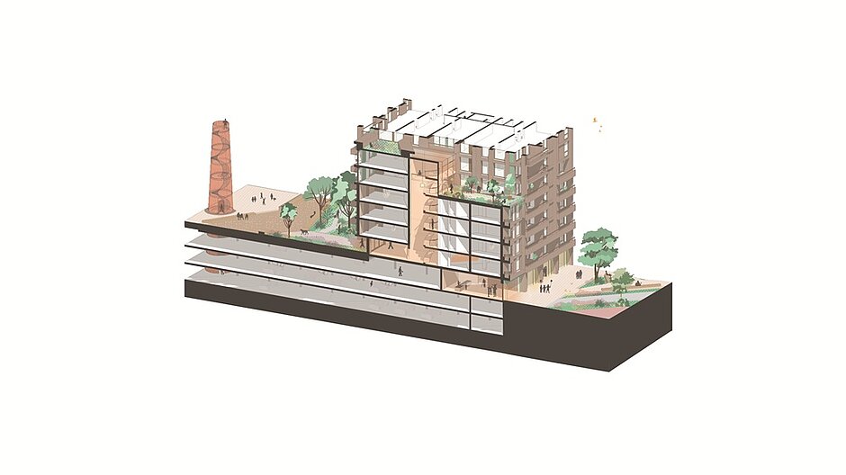 Beeld toekomstig Louis Bouwmeesterplein
