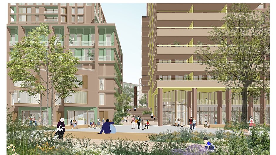 Beeld toekomstig Louis Bouwmeesterplein