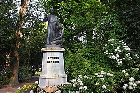 Het beeld van Petrus Donders in het Wilhelminapark