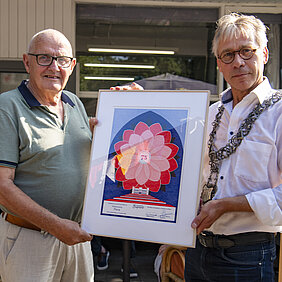 Ereprent voor Dahliavereniging Flora