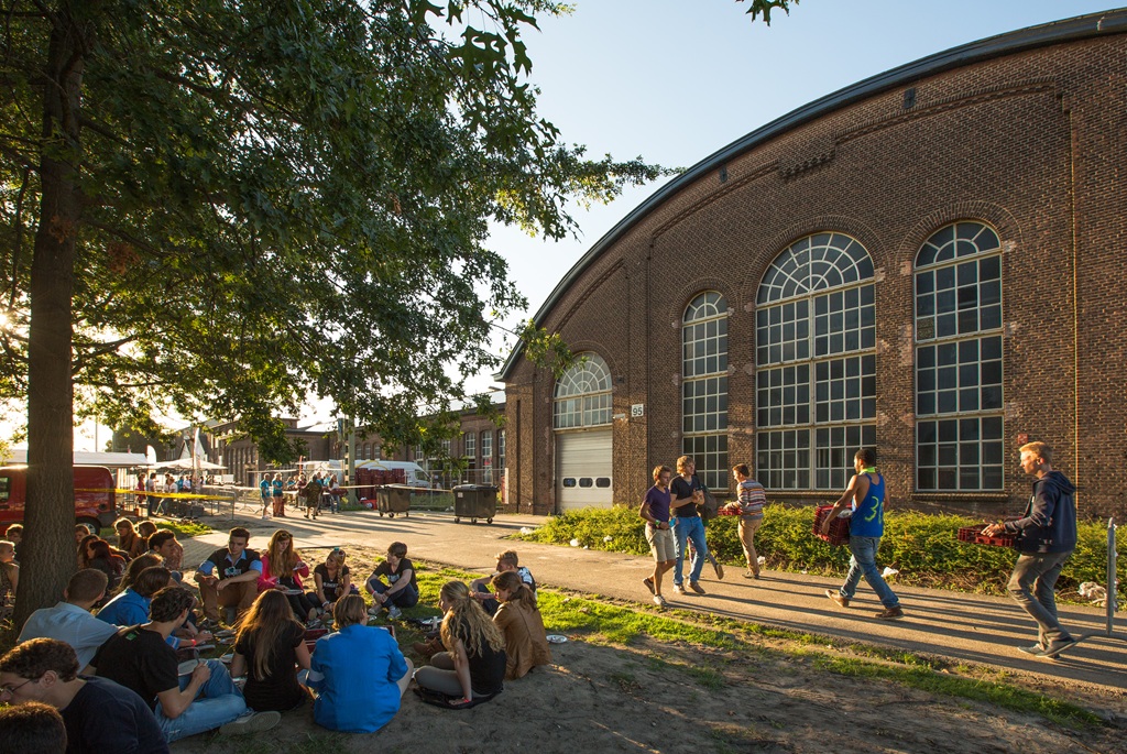 Een van de erfgoedgebouwen van Tilburg, de Koepelhal