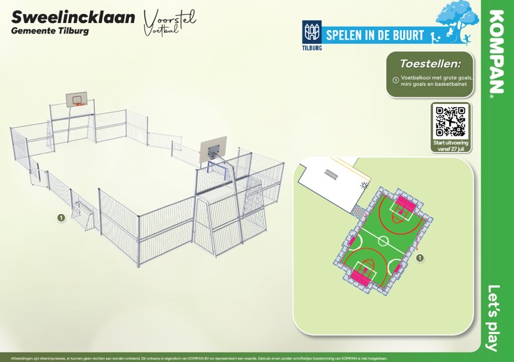 Definitief ontwerp multi-sportveld Sweelincklaan
