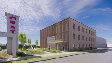 Afbeelding nieuwe kantoor BAT