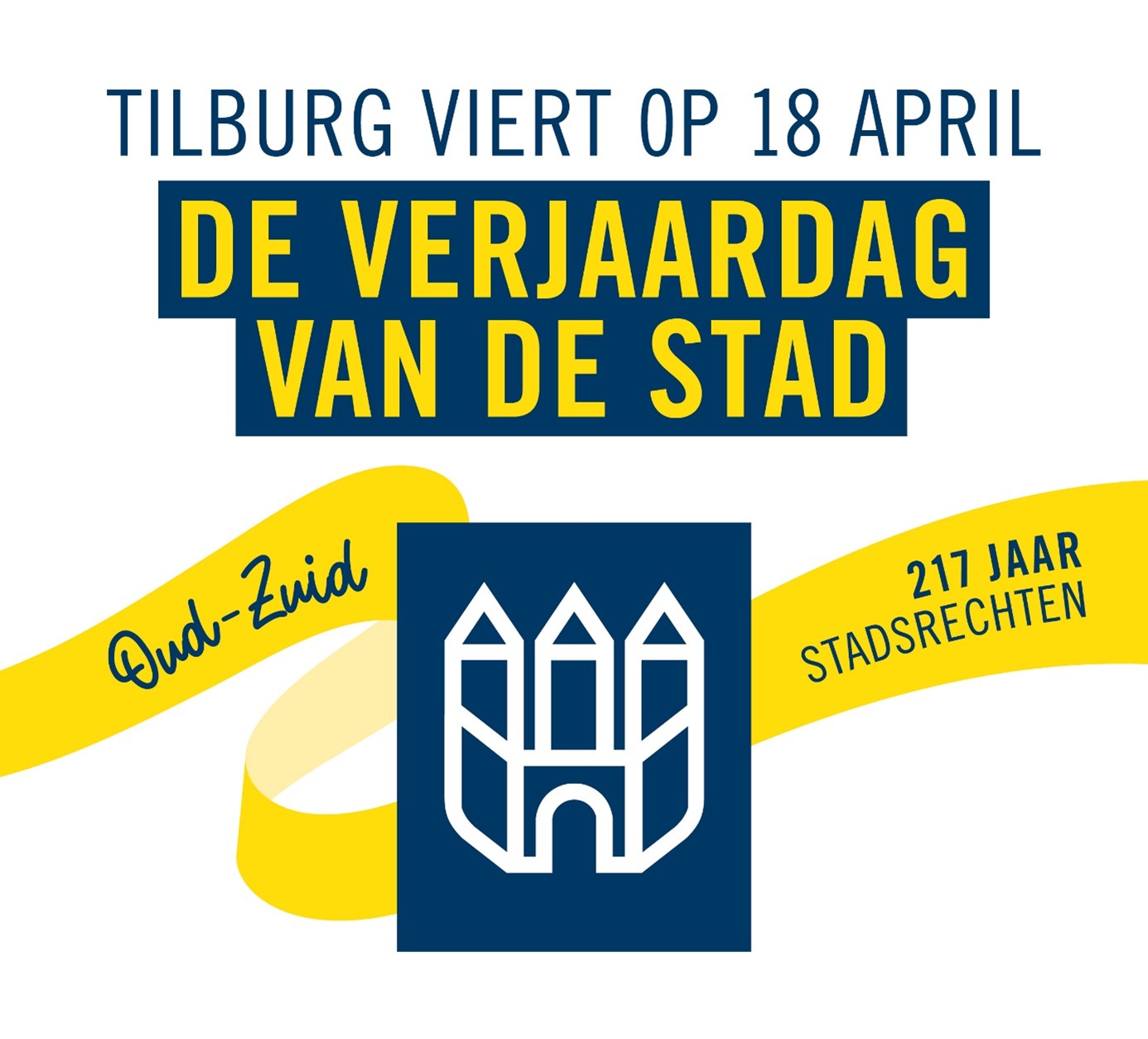 Logo Verjaardag van de Stad 2026 in Tilburg Oud Zuid