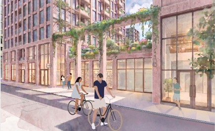 Schets woningbouwontwikkeling Sportweg 12, 14 en 26