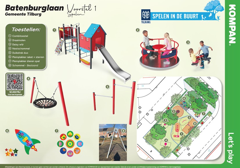 Speeltuin Batenburglaan ontwerp 1