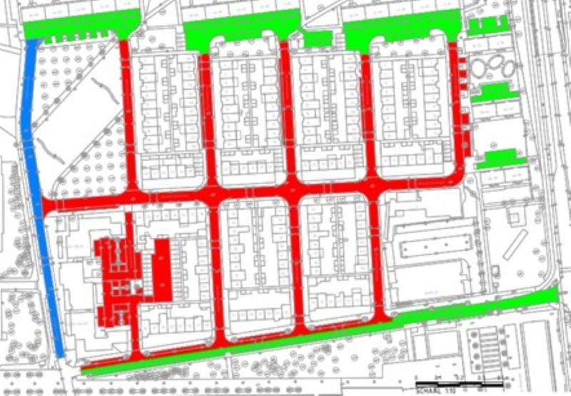 Kaart parkeerdruk Torenbuurt